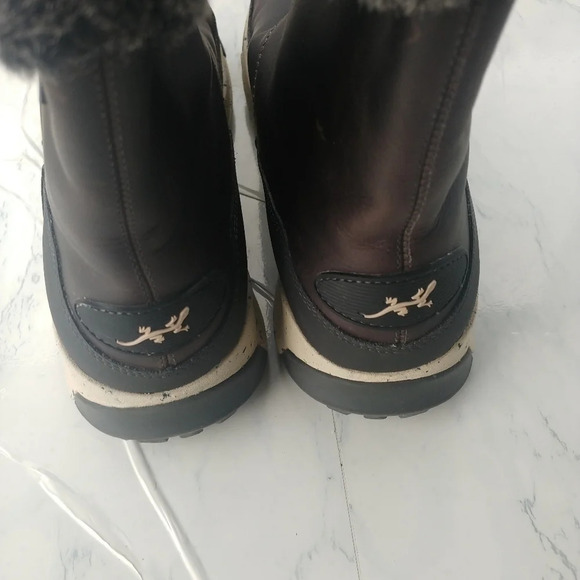 Chaco Borealis Mid Winter Boots Womens Size 8.5 Waterproof Black/Brown - Picture 5 of 11
